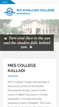 Mobile Screenshot of meskalladicollege.org